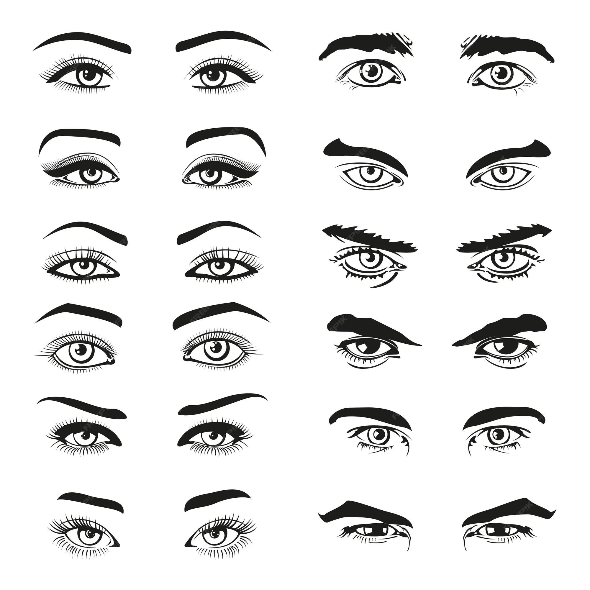 Vectores e ilustraciones de Ojos mujer para descargar gratis | Freepik Vectores e ilustraciones de Ojos mujer para descargar gratis | Freepik