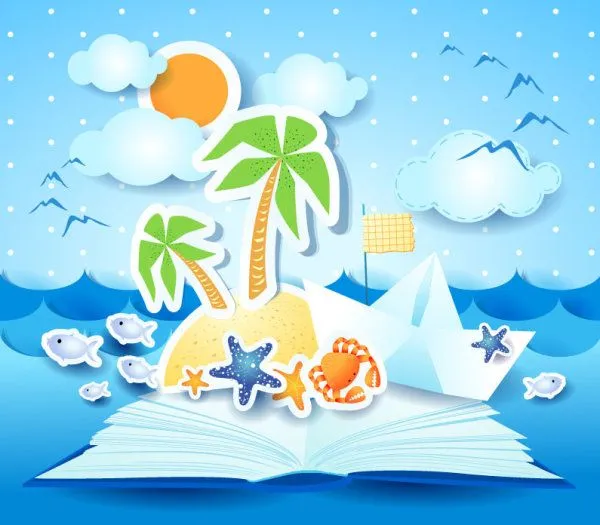 Vectores paisajes infantiles - Imagui