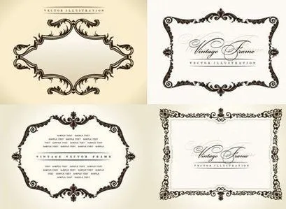 Vectores de marcos vintage | Vectores | Vectore... Vectores de marcos vintage | Vectores | Vectore...