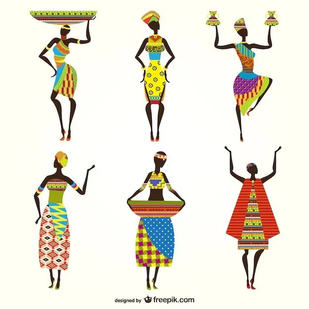 Vectores de mujeres africanas | Descargar Vectores gratis