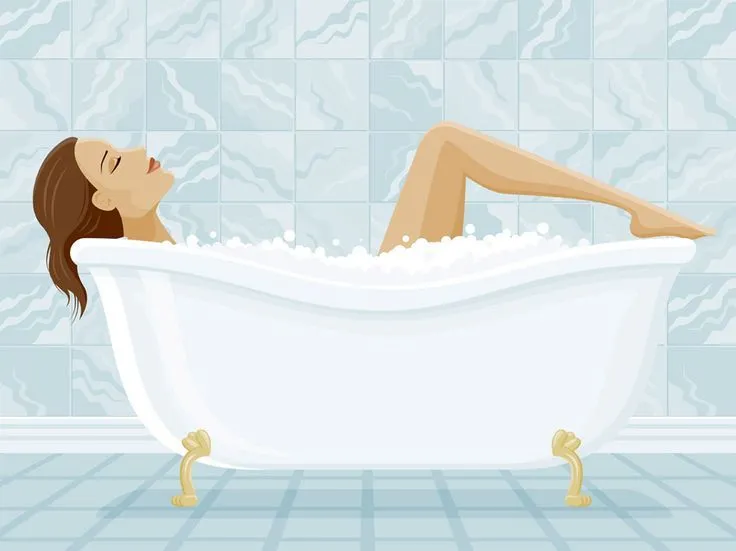 Chica bañándose - Imagui