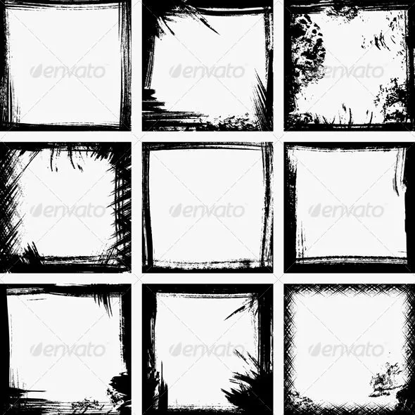 Vectors - Grunge frames | GraphicRiver Vectors - Grunge frames | GraphicRiver
