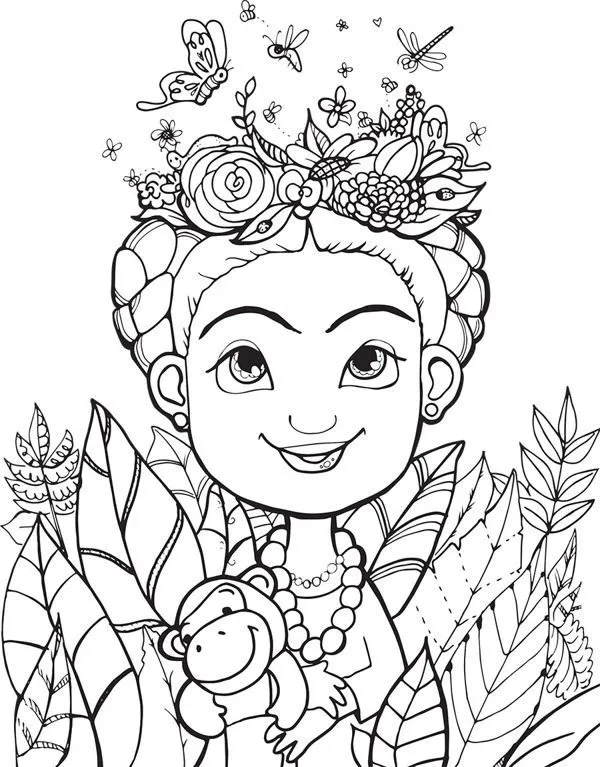 Veeeeee @talia felisart libros para colorear de Frida!!! <3 ...