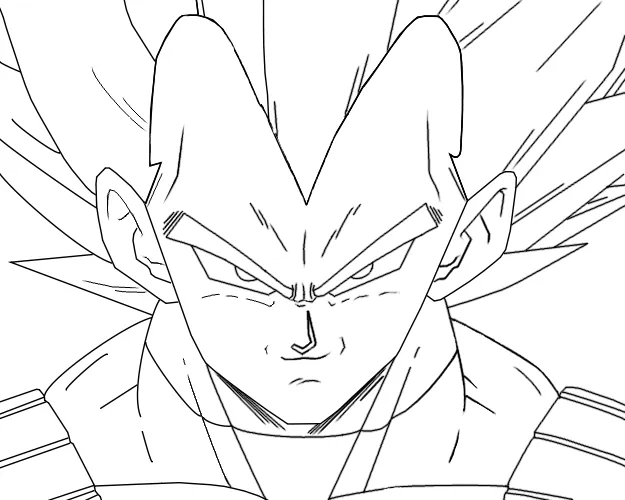 Como dibujar vegeta ssj3 - Imagui