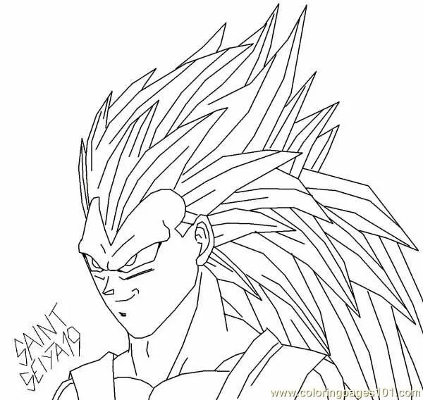 Vegetto ssj para colorear - Imagui