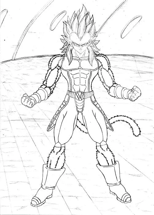 Broly ssj3 para dibujar - Imagui