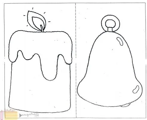 Vela encendida para colorear - Imagui