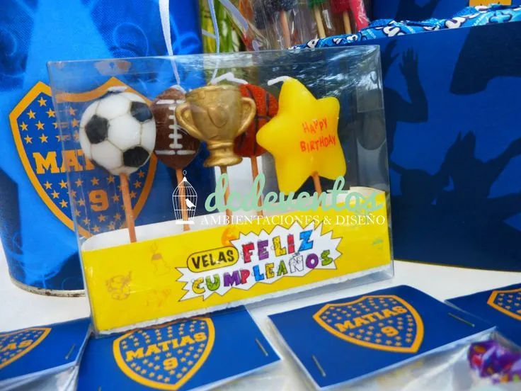 Velita temática Deportes | Cumple Temático "Boca" | Pinterest Velita temática Deportes | Cumple Temático "Boca" | Pinterest