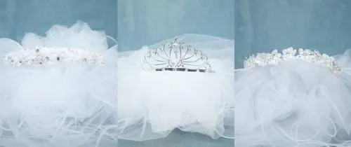Velos con tiaras y coronas para la primera comunion - California ... Velos con tiaras y coronas para la primera comunion - California ...