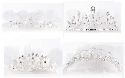 Velos con tiaras y coronas para la primera comunion - California ... Velos con tiaras y coronas para la primera comunion - California ...