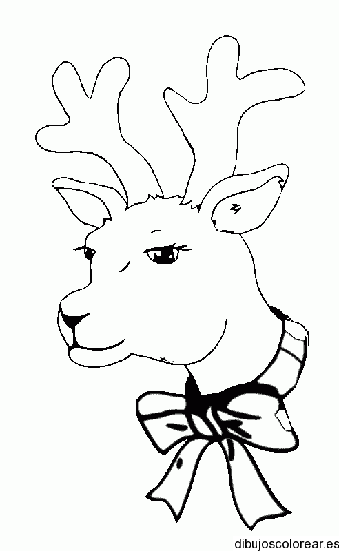 Caras de venado para colorear - Imagui