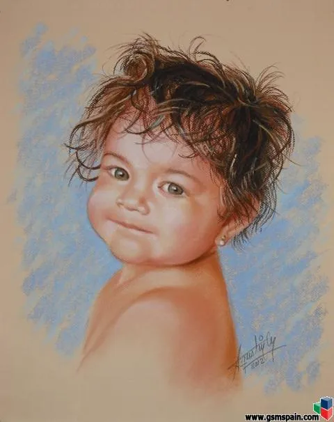 VENDO] Retratos en pastel, carboncillo, óleo. Logos, caricaturas ...