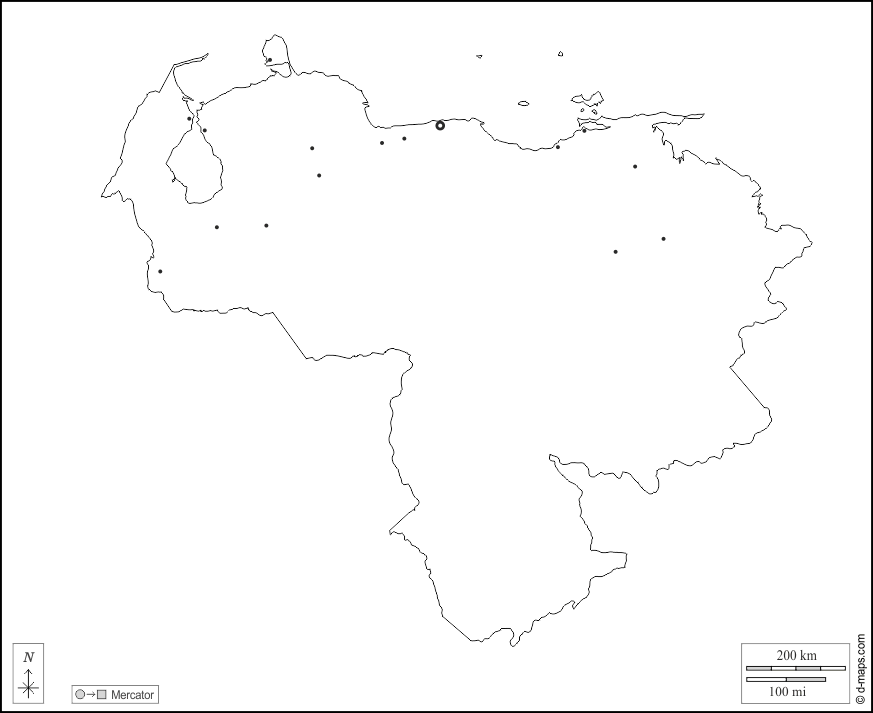 Venezuela Mapa gratuito, mapa mudo gratuito, mapa en blanco gratuito, plantilla de mapa contornos, principales ciudades, blanco Venezuela Mapa gratuito, mapa mudo gratuito, mapa en blanco gratuito, plantilla de mapa contornos, principales ciudades, blanco