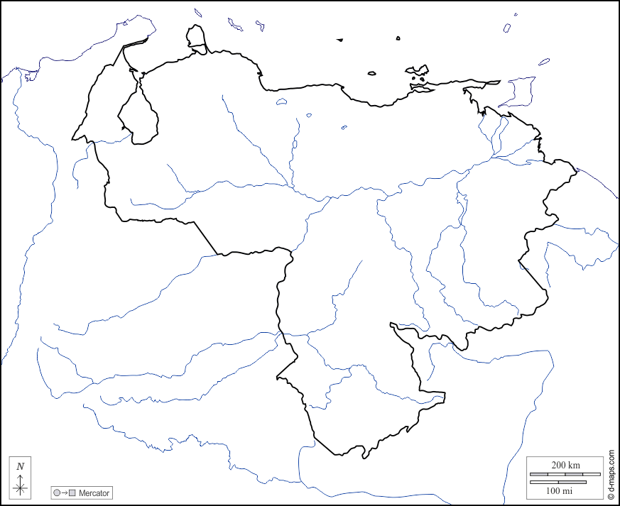 Venezuela Mapa gratuito, mapa mudo gratuito, mapa en blanco gratuito, plantilla de mapa costas, límites, hidrografía, blanco Venezuela Mapa gratuito, mapa mudo gratuito, mapa en blanco gratuito, plantilla de mapa costas, límites, hidrografía, blanco