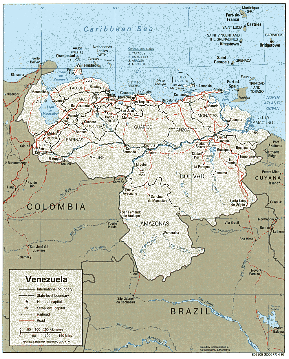 Venezuela Maps - Perry-Castañeda Map Collection - UT Library Online Venezuela Maps - Perry-Castañeda Map Collection - UT Library Online