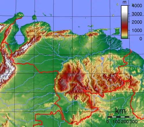 Venezuela: relieve | La guía de Geografía
