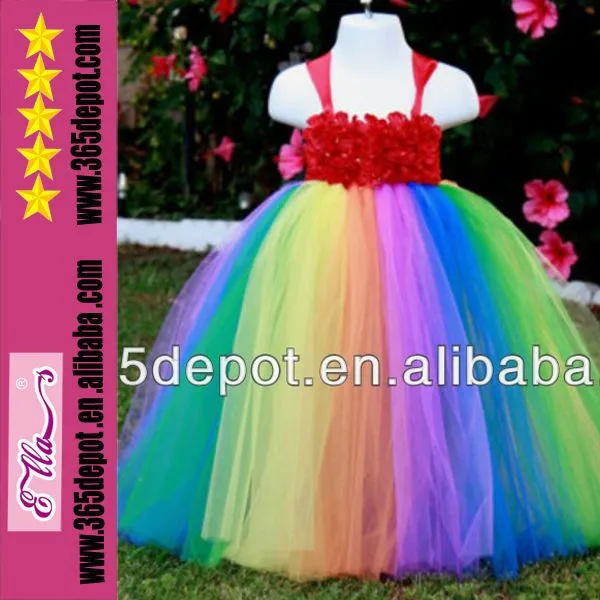 venta caliente de color del arco iris hinchada largo sexy vestidos ...