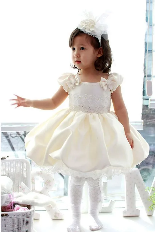 Venta al por mayor encaje blanco vestido de princesa tutú para la ...