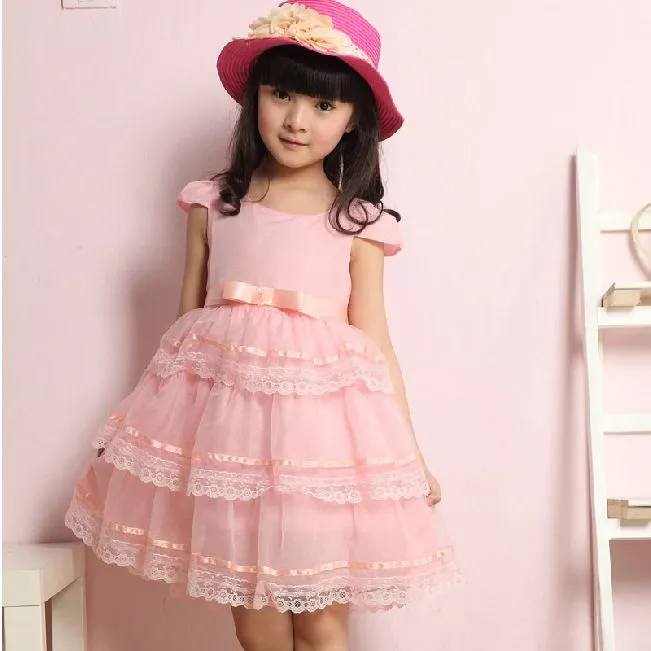 venta al por mayor de encaje niñas vestidos de fiesta para baby ...