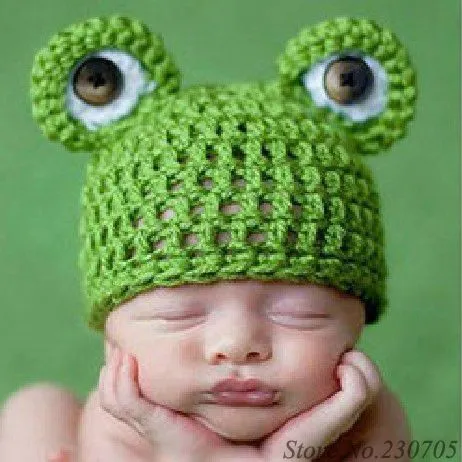 Gorros tejidos en crochet para bebé de animales - Imagui