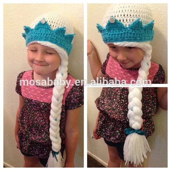Venta al por mayor del ganchillo Frozen sombrero Elsa sombrero de ... Venta al por mayor del ganchillo Frozen sombrero Elsa sombrero de ...