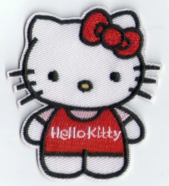Venta al por mayor HELLO KITTY bordado pegar parches de tela ... Venta al por mayor HELLO KITTY bordado pegar parches de tela ...