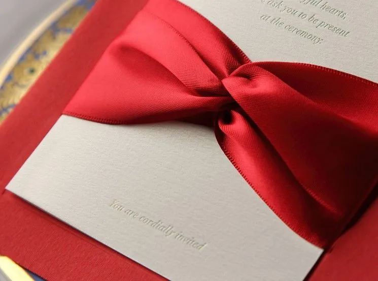 Venta al por mayor tarjetas de invitación formal Negrita rojas de ... Venta al por mayor tarjetas de invitación formal Negrita rojas de ...