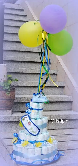 La ventana de Cristipin: TARTA DE PAÑALES
