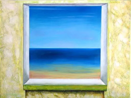 VENTANA AL MAR. THROUGH THE WINDOW Maria Elena Vega - Artelista.com