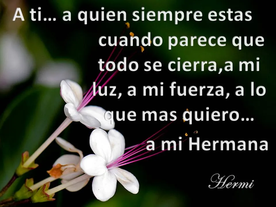 UNA VENTANA PARA TODOS: A MI HERMANA UNA VENTANA PARA TODOS: A MI HERMANA