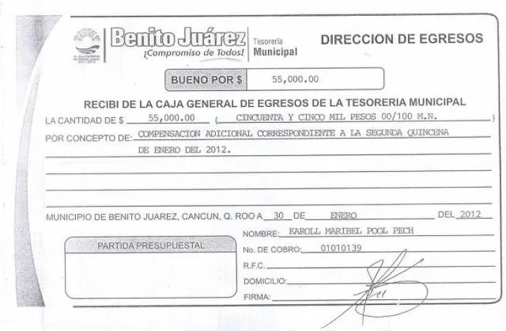 Ventilan presuntos recibos de compensaciones adicionales para ...
