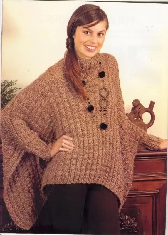 Ponchos on Pinterest | Drops Design, Manualidades and Tejido Ponchos on Pinterest | Drops Design, Manualidades and Tejido