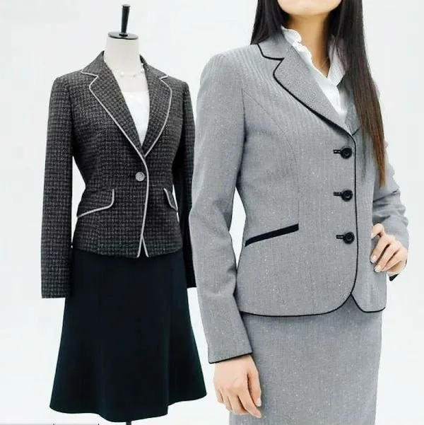 De moda de poliéster o algodón de las mujeres trajes formales ... De moda de poliéster o algodón de las mujeres trajes formales ...