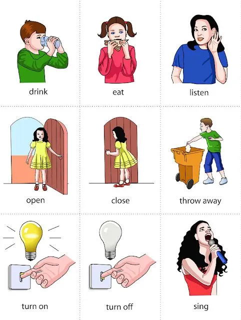 Verb | Flashcard | Picture Dictionary for Kids Verb | Flashcard | Picture Dictionary for Kids