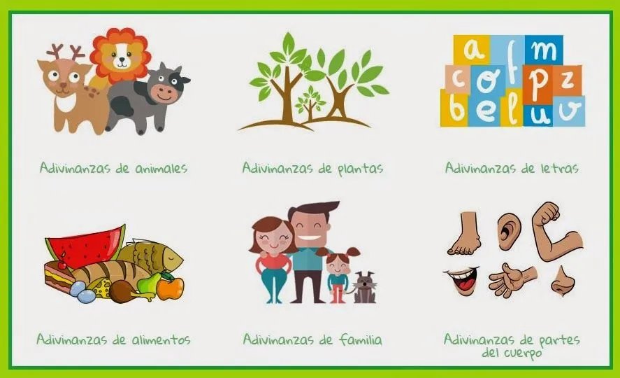 VERBO LEER: ADIVINANZAS