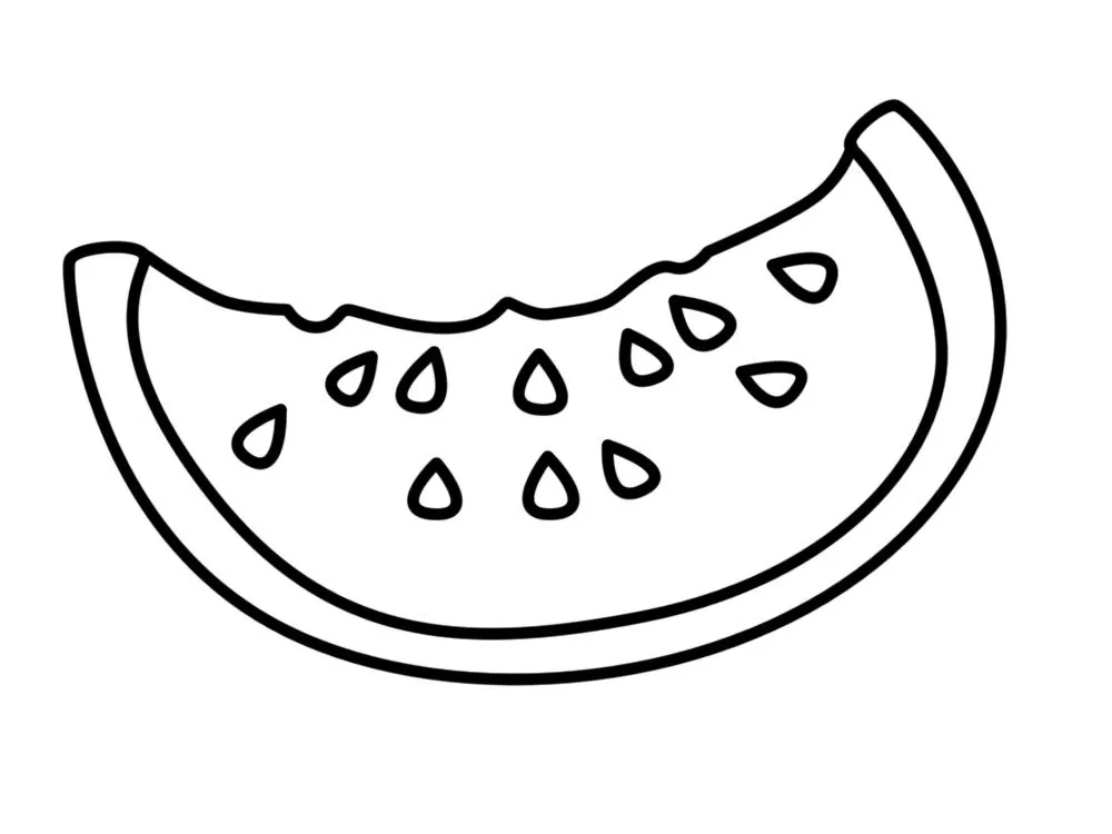 Verduras y frutas – dibujos animados infantiles, para colorear Verduras y frutas – dibujos animados infantiles, para colorear