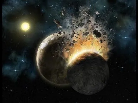 Como se vería una colisión de planetas - YouTube