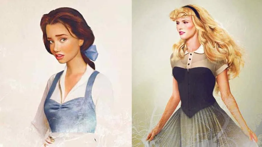 Así se verían las princesas de Disney si fueran personajes de ...
