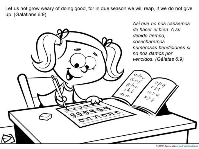 Versículos de la Biblia: Escuela – Bible Verses: School – Free Kids Stories Versículos de la Biblia: Escuela – Bible Verses: School – Free Kids Stories