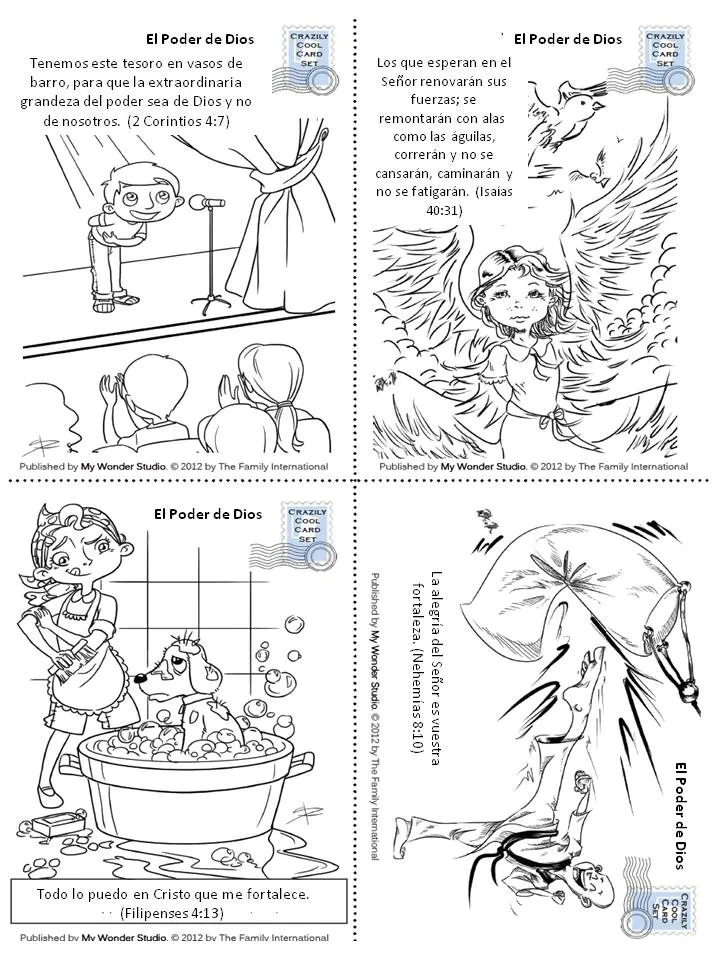Versículos Clave de la Biblia: El Poder de Dios | Free Kids Stories