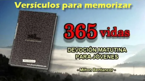 Versiculos de Memoria del Matinal de Jovenes 2014 | 365 Vidas ... Versiculos de Memoria del Matinal de Jovenes 2014 | 365 Vidas ...