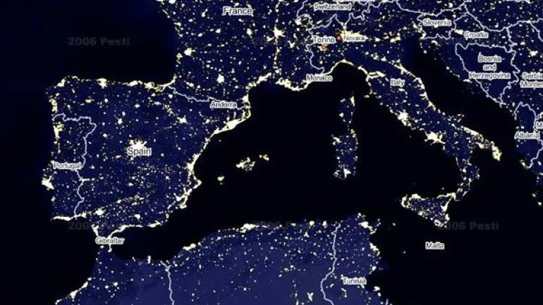 Una versión de Google Maps permite ahora ver el mundo de noche ...