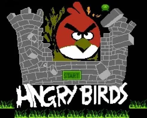 La versión pirata de Angry Birds para Famicom es horrible! - Neoteo La versión pirata de Angry Birds para Famicom es horrible! - Neoteo