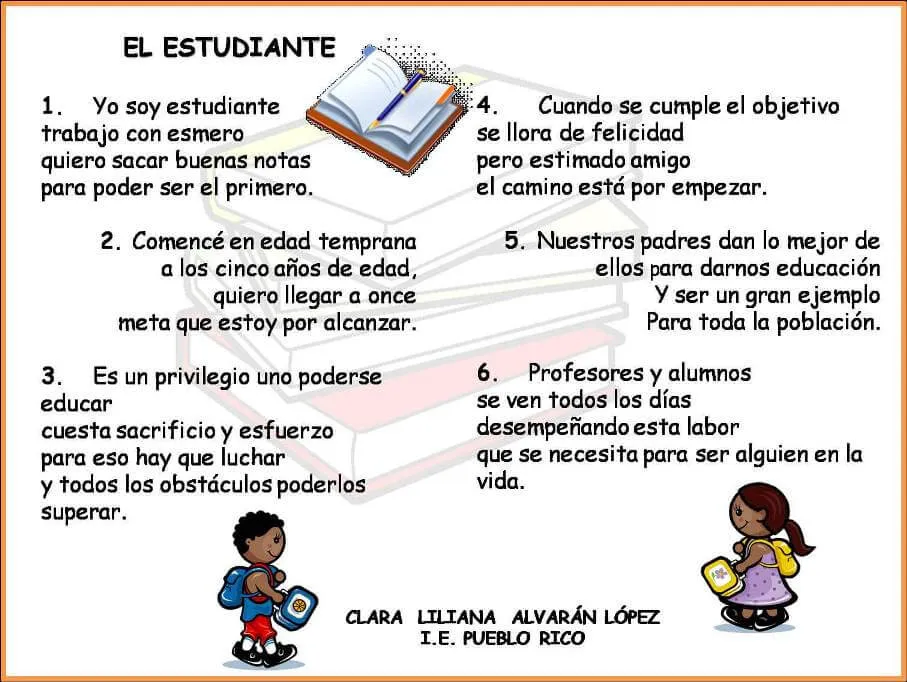 Versos de inspiración: Un poema corto para celebrar el día del estudiante |  aprendeencasa.mx