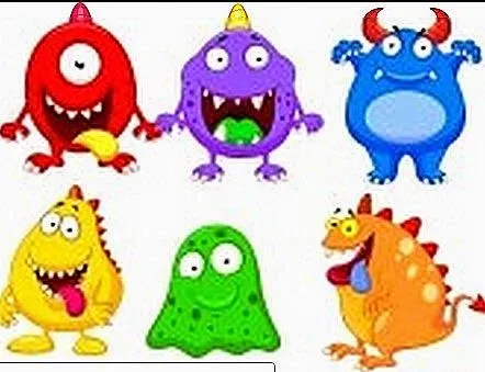 Versos con rimas para niños y niñas: Los monstruos lindos Versos con rimas para niños y niñas: Los monstruos lindos