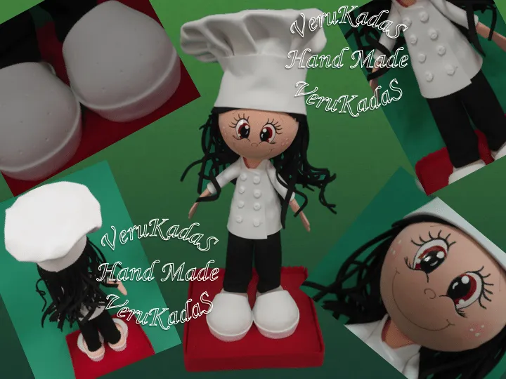 Cocineras en foami - Imagui
