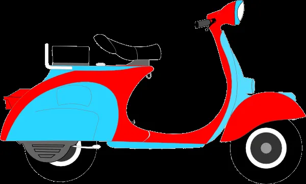 Vespa Clip Art at Clker.com - vector clip art online, royalty free ...