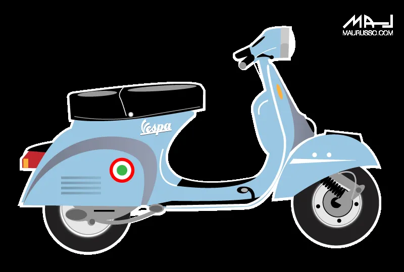 Vespa Vector | Free Images at Clker.com - vector clip art online ... Vespa Vector | Free Images at Clker.com - vector clip art online ...