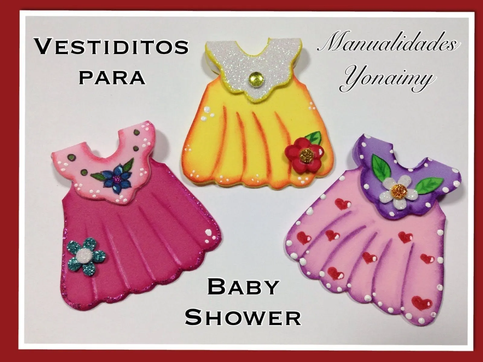 VESTIDITO PARA BABY SHOWER HECHO CON FOAMY O GOMA EVA . | FOAMMY ... VESTIDITO PARA BABY SHOWER HECHO CON FOAMY O GOMA EVA . | FOAMMY ...