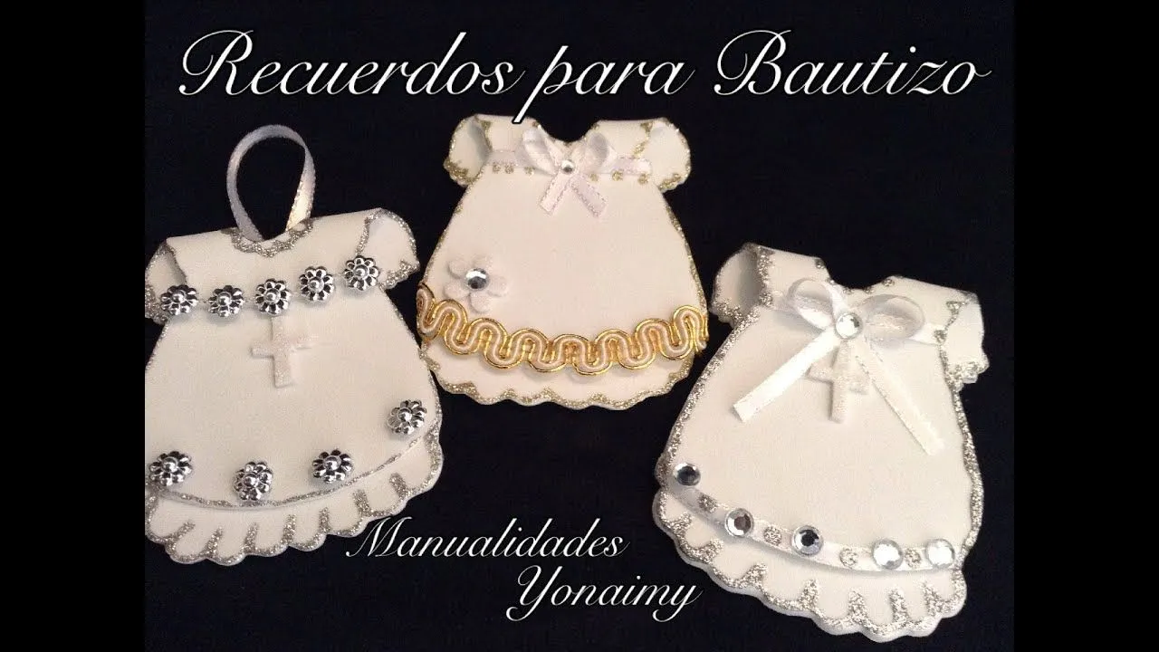 VESTIDITO PARA RECUERDOS DE BAUTIZO Y/O PRIMERA COMUNION HECHOS ...